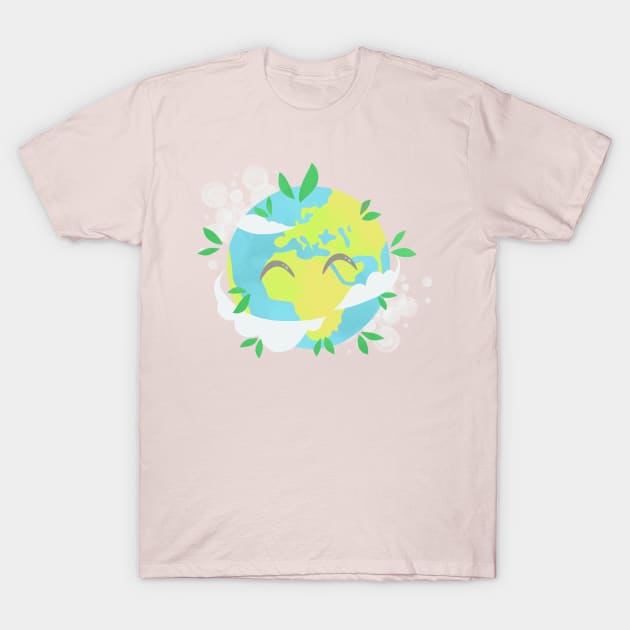 Cute Earth T-Shirt by munchi